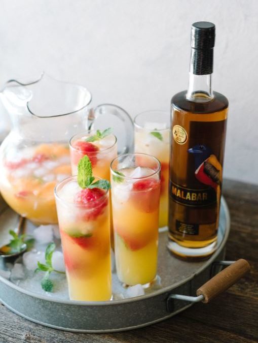 Watermelon Peach Sangria