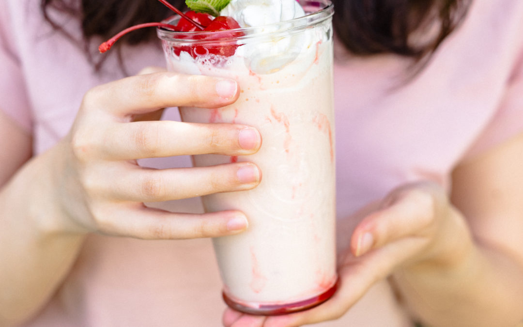 Malabar Strawberry Vanilla Milkshake