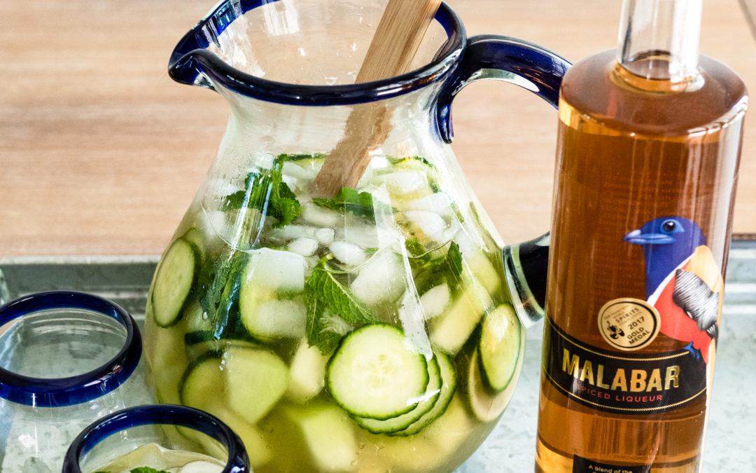 Cucumber Sangria Cocktail